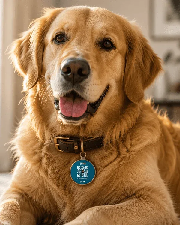 Smart QR Pet Tag for dogs and cats