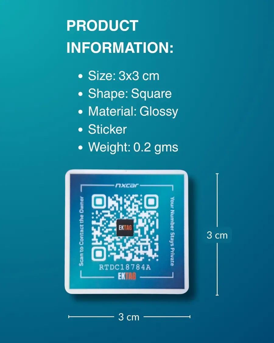 EkTag Surface QR Sticker